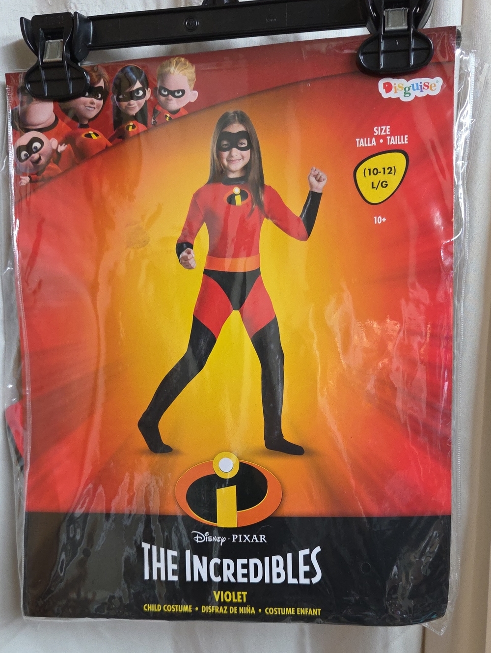 Disguise Disney Pixar Incredibles Violet Child Costume Complete Outfit L/G 10-12